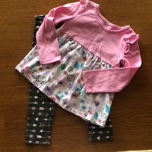 Toddler Babydoll Top & Leggings